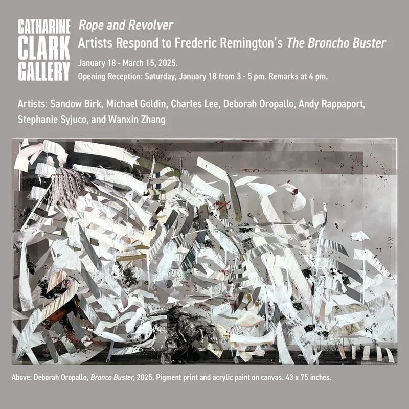 Rope and Revolver: Artists Respond to Frederic Remington’s The Broncho Buster 1