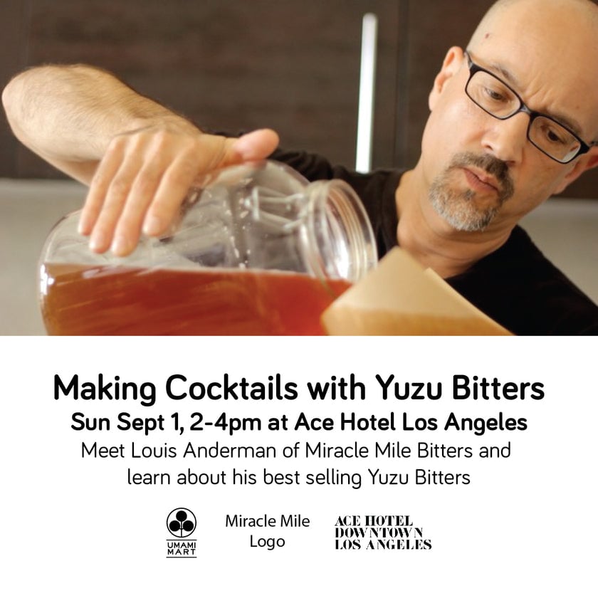 Making Cocktails with Miracle Mile Yuzu Bitters 1