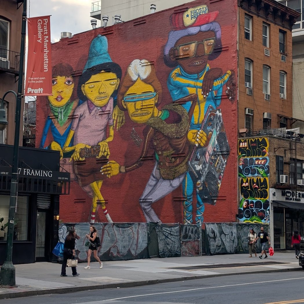 The Twins (Os Gêmeos) Double Mural 3