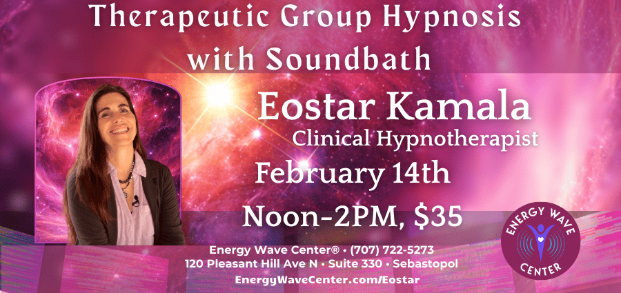 Group Hypnosis plus Soundbath with Eostar Kamala 1