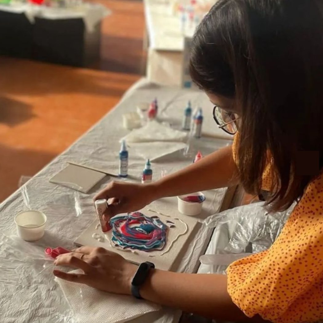 Fluid Art Workshop / Paint with Fluid 2