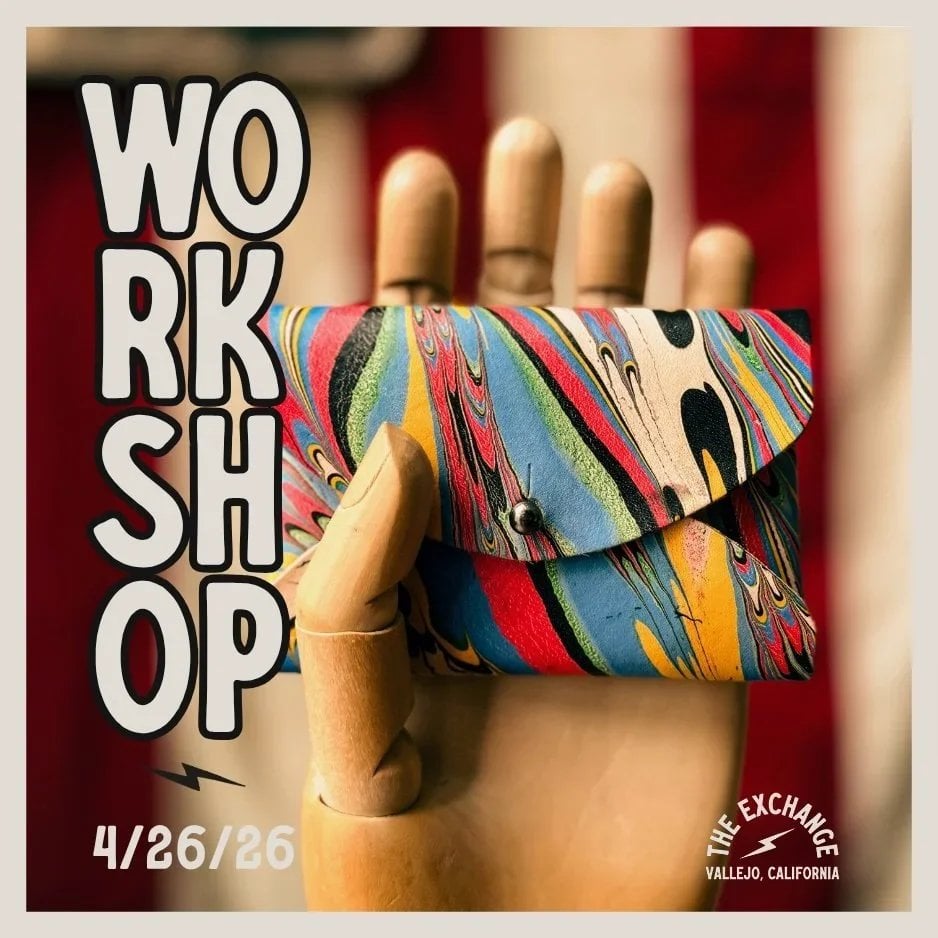 Leather Marbling Workshop 1