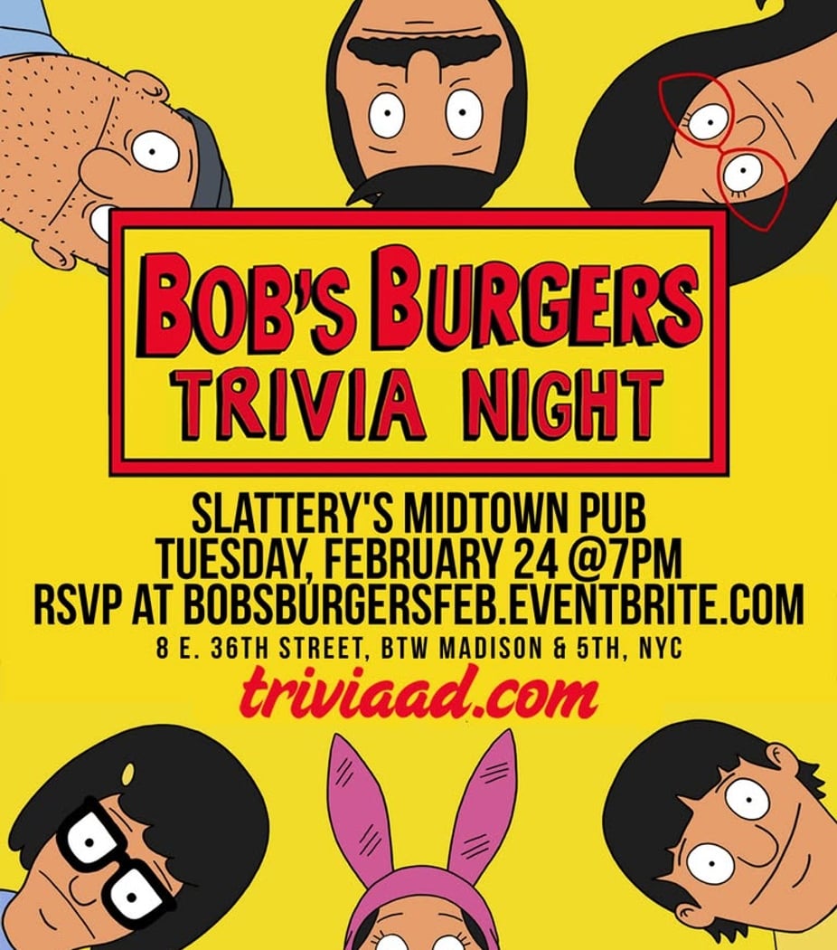 Bob's Burgers Trivia Night 1