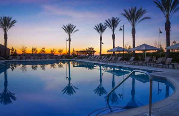 Sunset Swim at Whitney Ranch 1