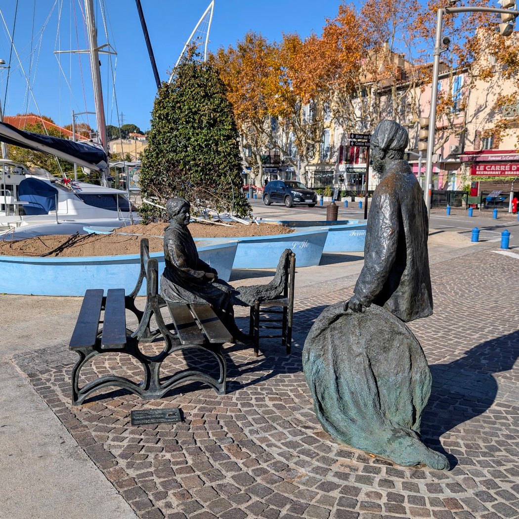 Statue "Le Pécheur et la Ramendeuse" 1