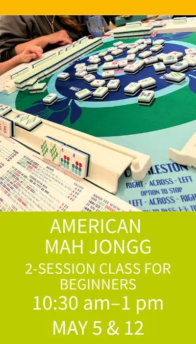 American Mah Jongg 2-Session Class for Beginners 1