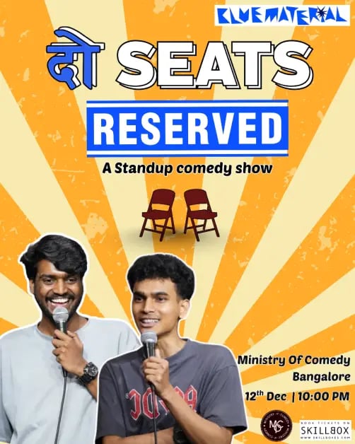 Do Seats Reserved - A Standup Comedy Show 1