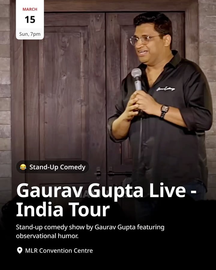 Gaurav Gupta Live – India Tour 1