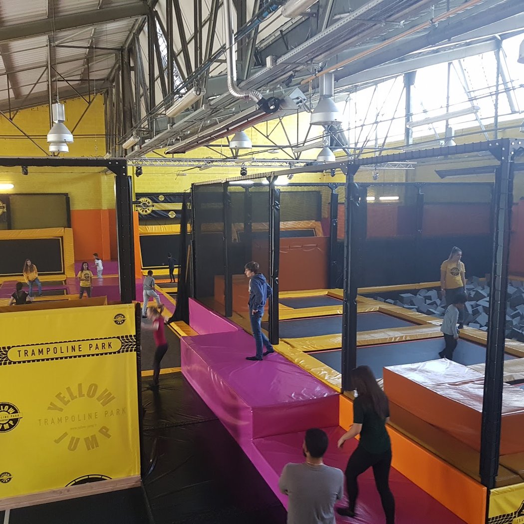 Yellow Jump Trampoline Park 2
