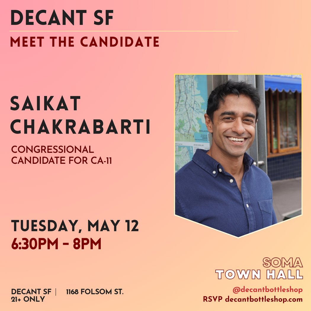MEET THE CANDIDATE Saikat Chakrabarti 1