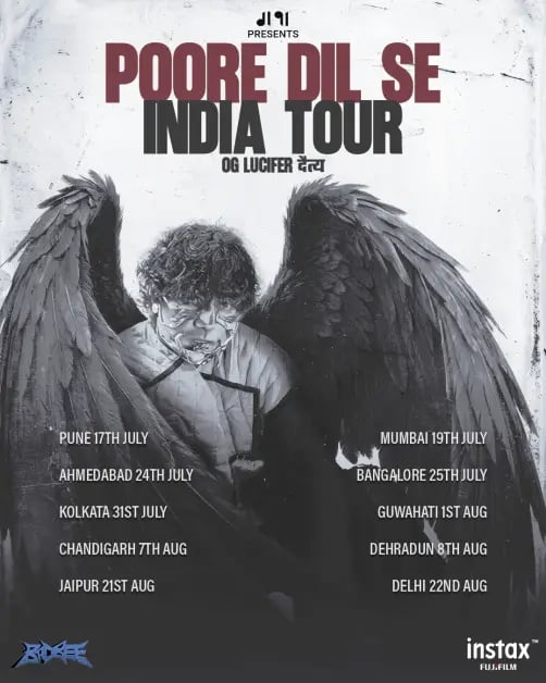 OG LUCIFER POORE DIL SE INDIA TOUR 1