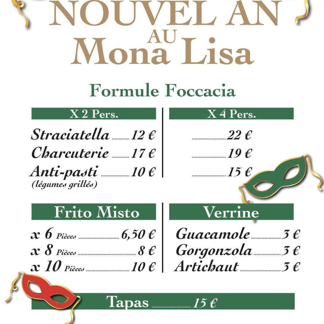 Réveillon au Mona Lisa 1