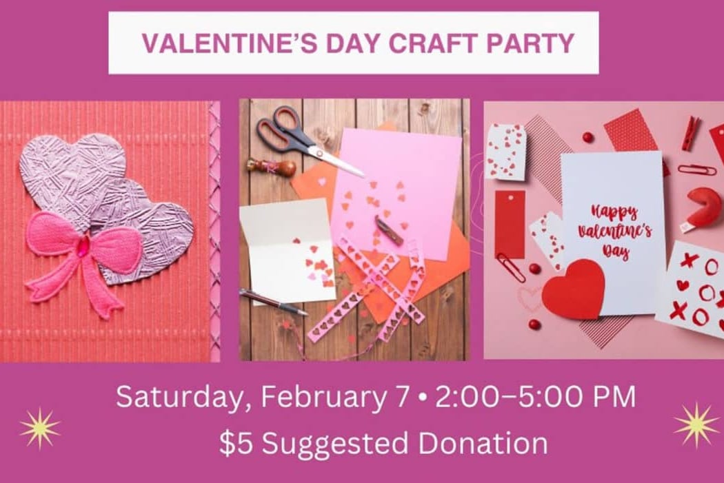 Valentine’s Day Craft Party 1