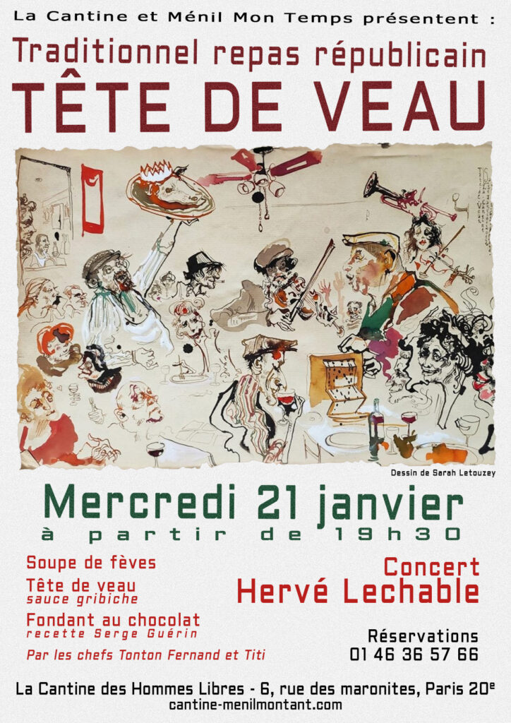 Repas tête de veau 1