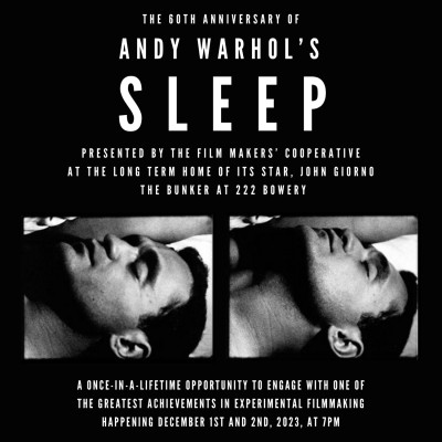 60th Anniversary Benefit Screening of Andy Warhol's 'Sleep' 1