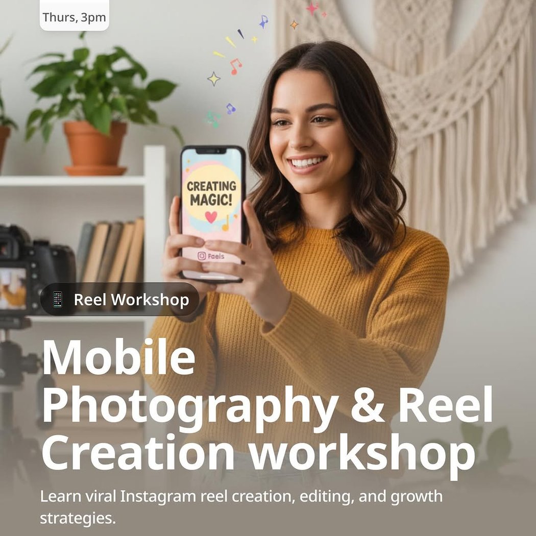 Mobile Photography & Reel Creation Workshop 1