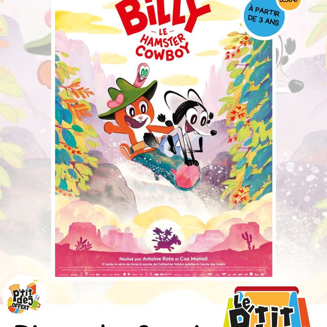 Billy Hamster Cowboy Cine P'tit Dej 1