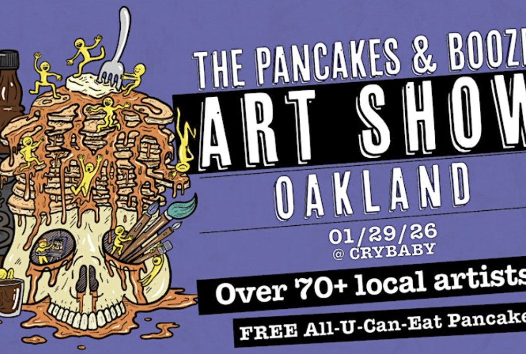 Oakland Pancakes & Booze Art Show 1