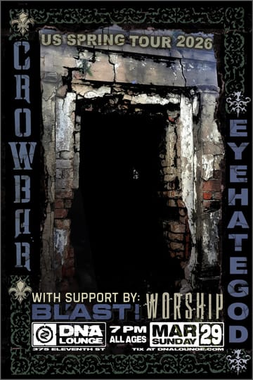 EyeHateGod + Crowbar 1
