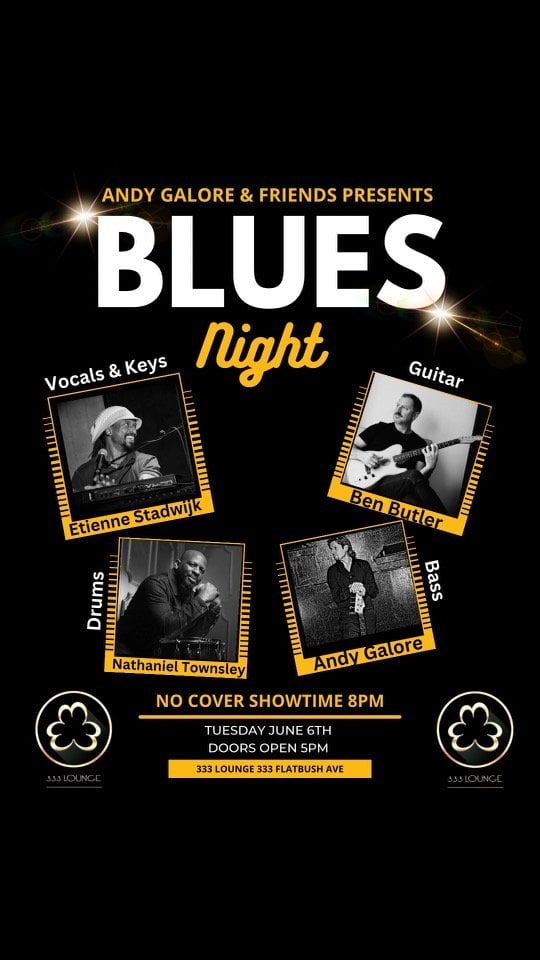 Andy Galore & Friends Presents Blues Night 1