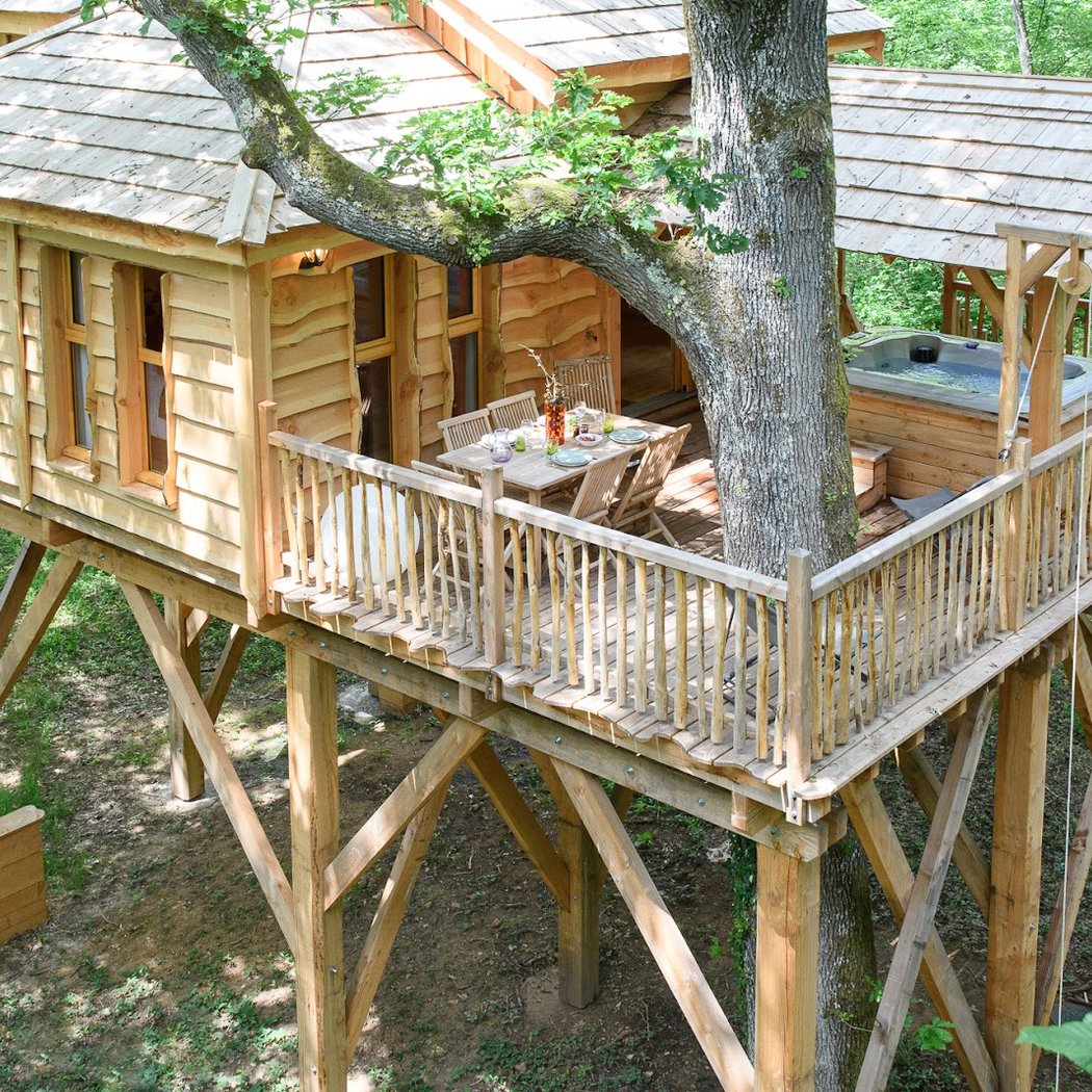 Les Cabanes Des Blots - Cabanes dans les Arbres avec Spa 1
