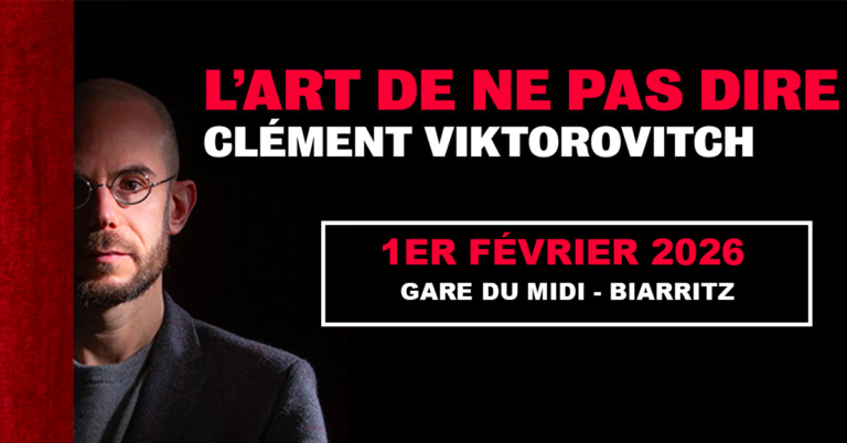 Spectacle Gare du Midi / Clément Viktorovitch 1