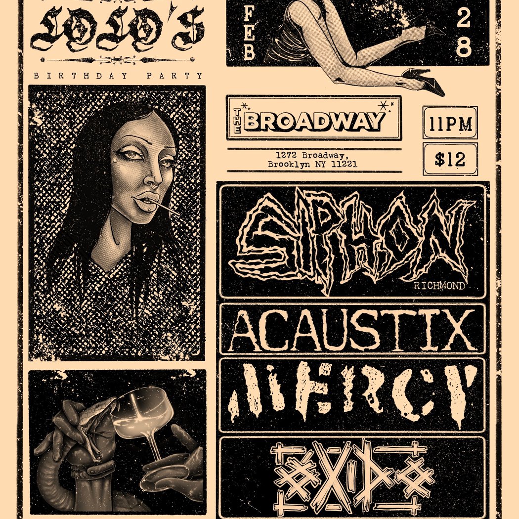 SIPHON W/ ACAUSTIX, MERCY, + OXIDO live 1