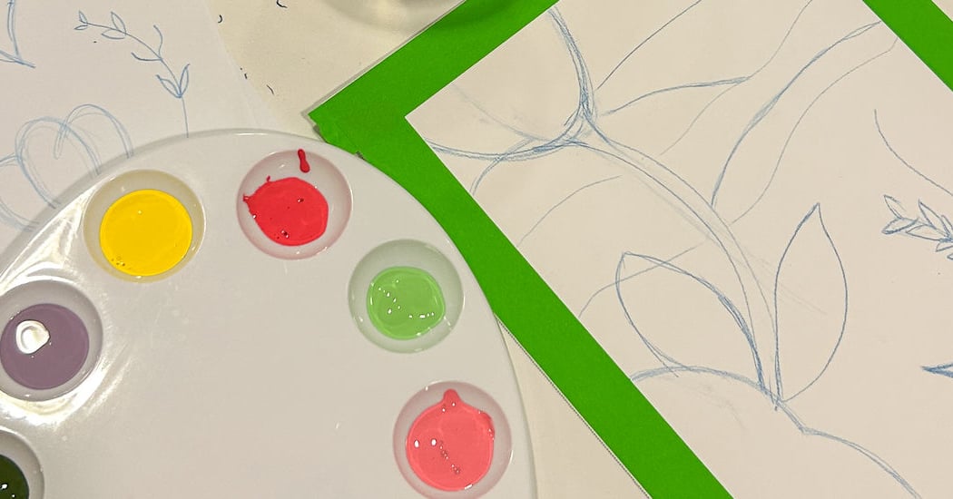 Sip and Sketch | Sketching Cherry Blossoms 1