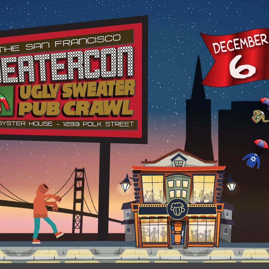 San Francisco Ugly Sweater Pub Crawl 1