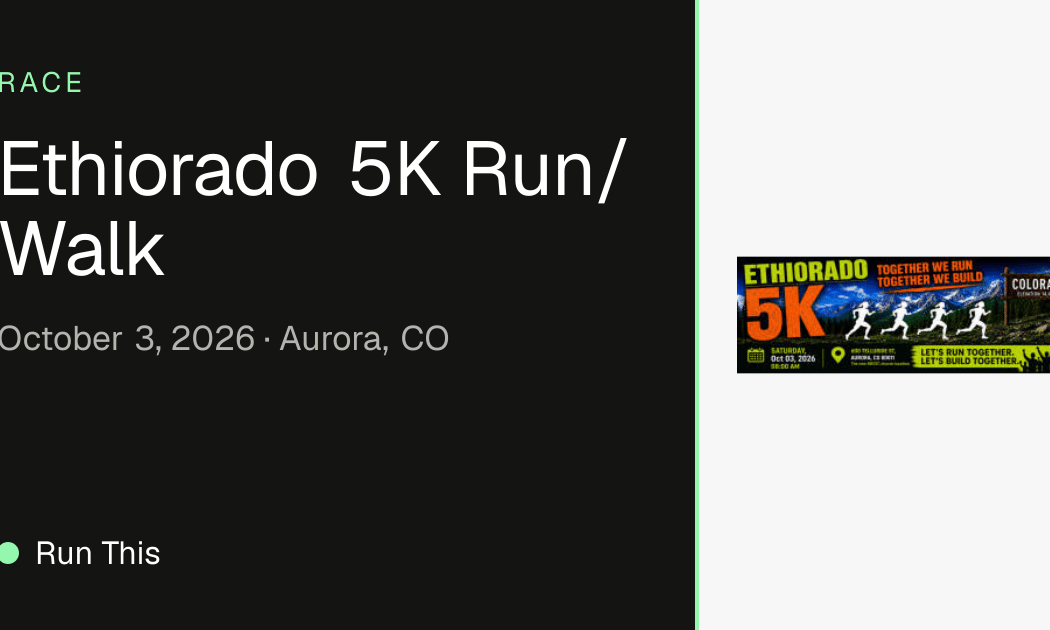 Ethiorado 5K Run/Walk