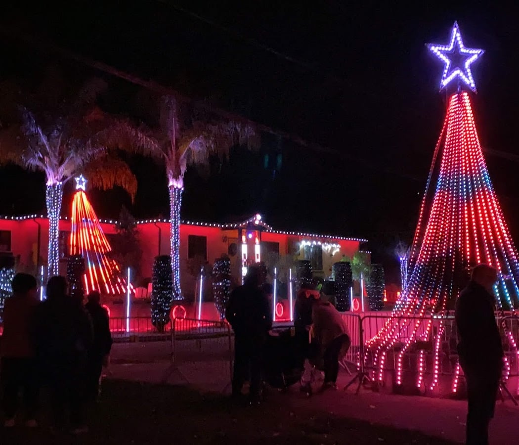 Christmas Light Show 1