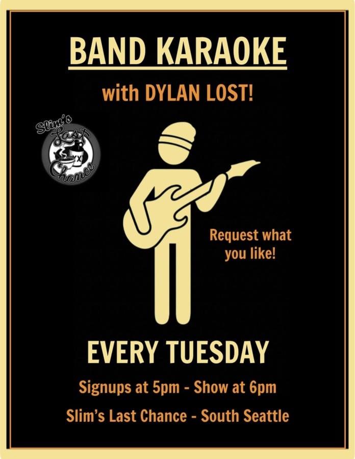 Live Band Karaoke with Dylan Lost 2