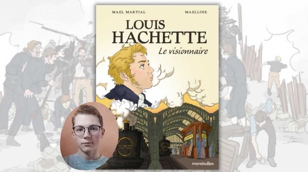 Dédicace de Mael Martial pour la BD Louis Hachette 1