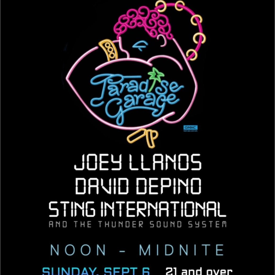 Paradise Garage Reunion 2026 1