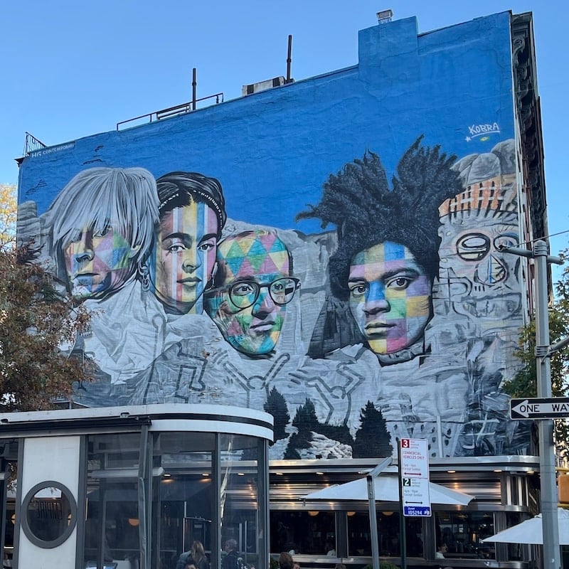 Kobra's Mount Rushmore Mural 1