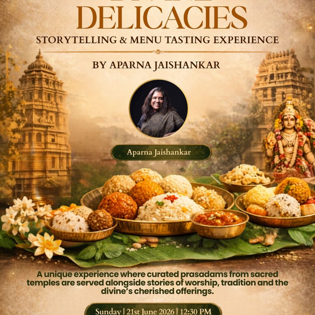 Divine Delicacies Storytelling and Menu Tasting Session