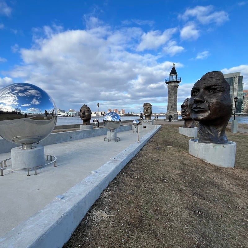 The Girl Puzzle Monument Honoring Nellie Bly 4