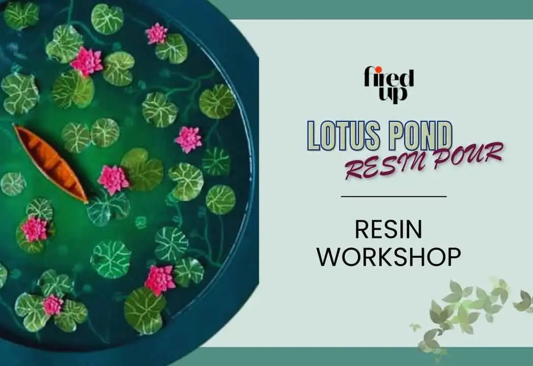 Lotus Pond Resin Pour 1