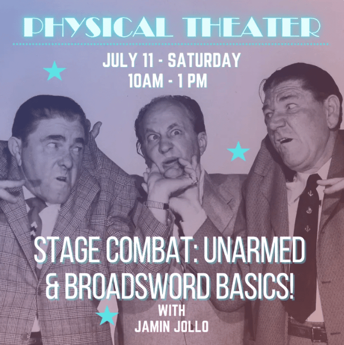 Stage Combat with Jamin Jollo