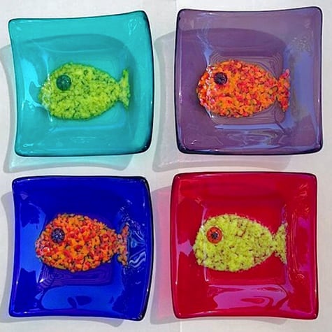 Fused Glass Platter Workshop 4