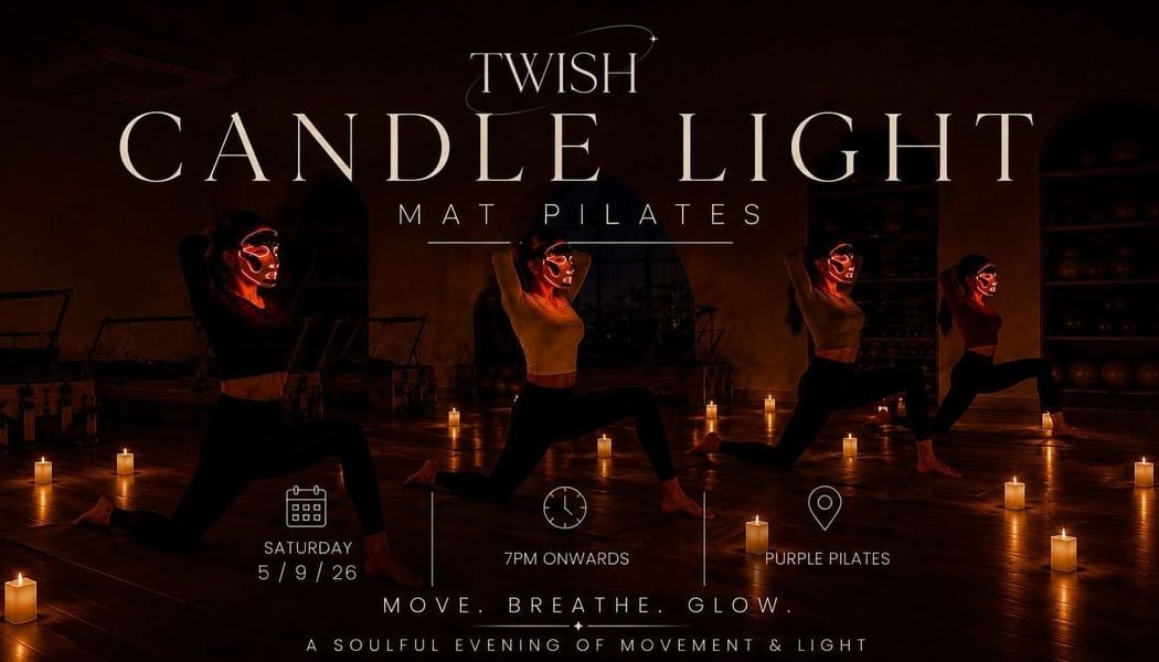 TWISH x PURPLE PILATES - Candle Light MAT Pilates