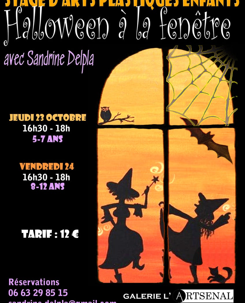 Stage de peinture d'Halloween pour enfants 1