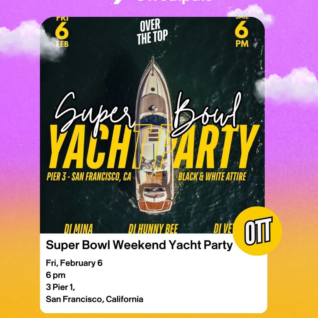 Super Bowl Yacht Party 1