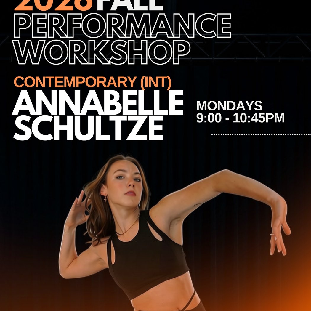 2026 Fall INT Contemporary Performance Workshop with Annabelle Schultze