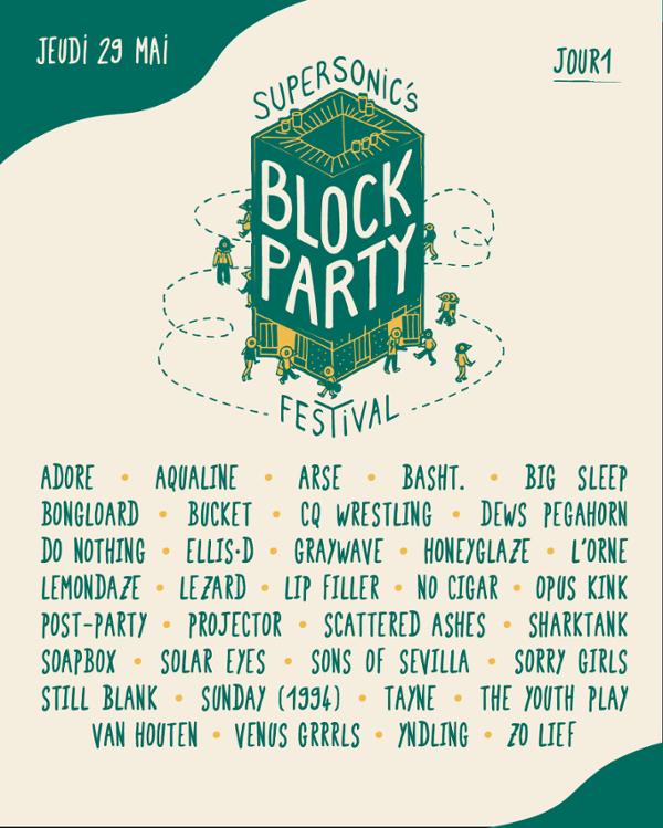 Supersonic’s Block Party Festival • 2025 / JOUR 1 2
