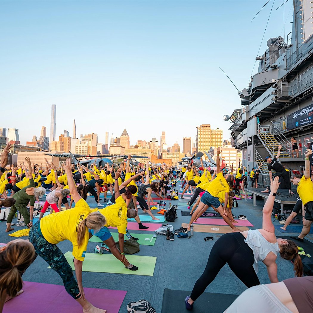 IronStrength and Sunset Yoga on Intrepid Flight Deck (Rain Date) 1