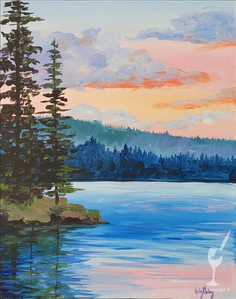 Serene Sunset Reflections 1