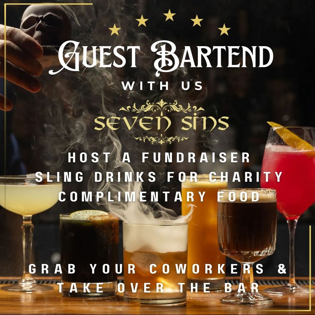 Guest Bartend and Drinks for Charity 1