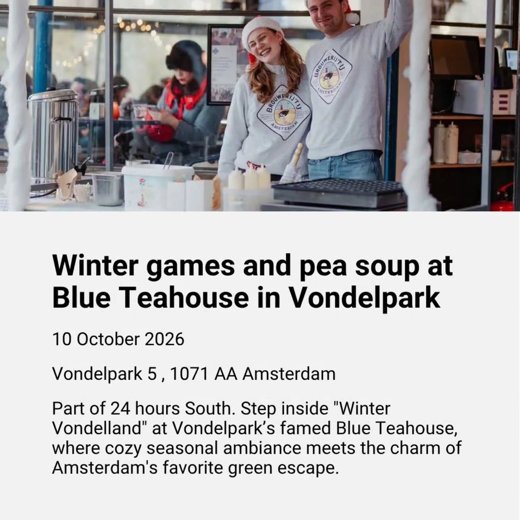 Winter games and pea soup