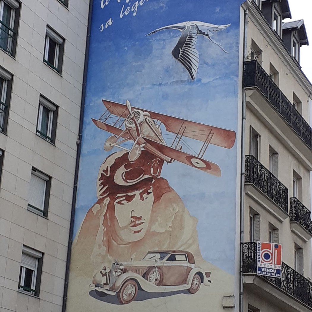 Fresque GUYNEMER et HISPANO-SUIZA 1